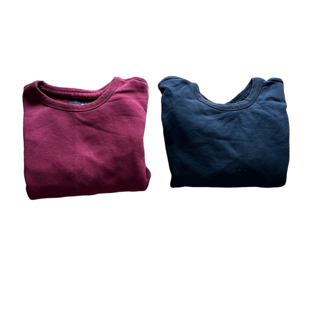 Hollister men’s‎ size XS black and burgundy sweatshirts in good condition